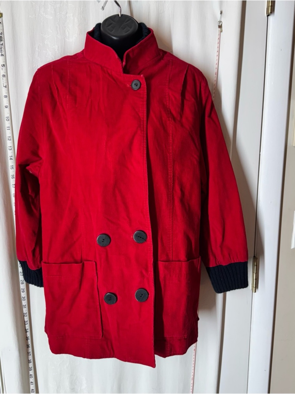 Vintage Portrait Corduroy Coat